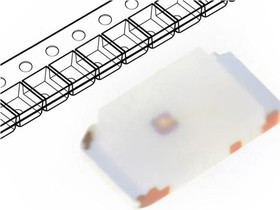 ASMT-RR45-AQ902, Светодиод, Красный, SMD (Поверхностный Монтаж), 0603, 20 мА, 2 В, 622 нм
