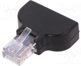 RJ45-M-TB, Адаптер, PIN: 8, клеммник, вилка RJ45, зажим под винт