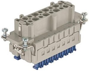 09330162748, Heavy Duty Power Connector Insert, 16A, Female, Han ES Press Series, 16 Contacts 09330162748, Heavy Duty Power Connector Insert, 16A, Female, Han ES Press Series, 16 Contacts