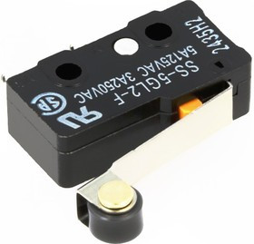 SS-5GL2-F, Микропереключатель SNAP ACTION; с рычагом (с роликом); SPDT