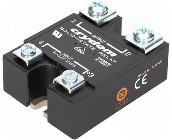 H12WD4890, Твердотельное реле, SPST-NO, 90 А, 660 В AC, Панель, Винт, Переход Через Нуль H12WD4890, Твердотельное реле, SPST-NO, 90 А, 660 В AC, Панель, Винт, Переход Через Нуль