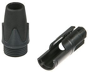 BPX-L, Phone Connectors BOOT - BLACK CHUCK TYPE STRN RELF