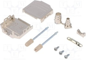 DPPK-M-15-K, Корпус для разъемов D-Sub, D-Sub HD 26pin,D-sub 15pin, UNC4-40