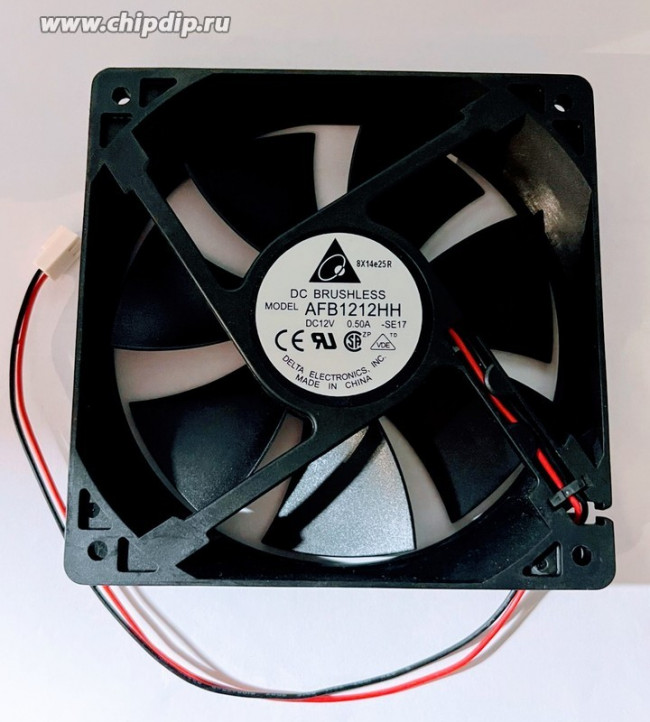 Вентилятор Delta Electronics AFB1212HH -SE17 DC 12V 0.50A 120x25 2pin