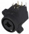 FC2430, Гнездо, Jack 6,3мм + XLR, "мама", угловой 90°, THT FC2430, Гнездо, Jack 6,3мм + XLR, "мама", угловой 90°, THT