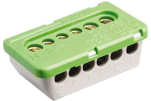 1SPE007715F0741, MISTRAL65 Series Non-Fused Terminal Block, 6-Way, 100A, 6 mm², 16 mm² Wire, Screw Termination