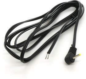 штекер 2.4*0.7 угловой с шнуром 1.8М, штекер питания с кабелем