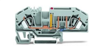 2-wire fuse terminal, 2 pole, 0.2-6.0 mm², 400 V, 25 A, 282-698/281-429 2-wire fuse terminal, 2 pole, 0.2-6.0 mm², 400 V, 25 A, 282-698/281-429