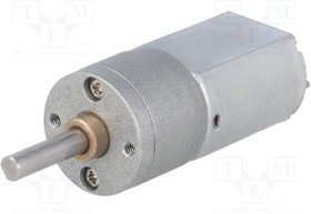 POLOLU-3450, Двигатель: DC, с редуктором, POLOLU 20D, 6ВDC, 3,2А, Ось: D профиль