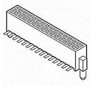 87022-615, Board to Board &amp; Mezzanine Connectors RIB CAGE II VCC SM POL