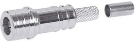 EZ-195-QM-X, RF Connectors / Coaxial Connectors QMA-male (plug) crimp connector, non-solder pin, no braid trim EZ-195-QM-X, RF Connectors / Coaxial Connectors QMA-male (plug) crimp connector, non-solder pin, no braid trim