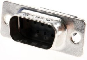 865609PLTXLF, 8656 9 Way Cable Mount D-sub Connector Plug, 2.74mm Pitch 865609PLTXLF, 8656 9 Way Cable Mount D-sub Connector Plug, 2.74mm Pitch