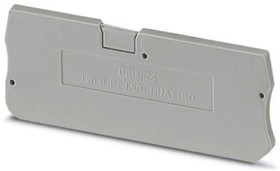 3208375, D-PT Series End Cover for Use with DIN Rail Terminal Blocks