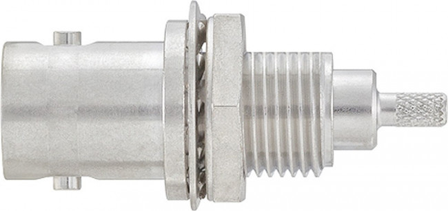 51K507-802N5, 50 Straight Panel Mount, BNC Connector Bulkhead Fitting, jack