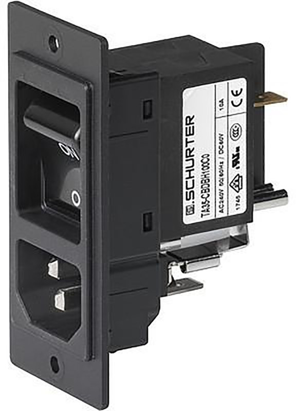 3-109-715, AC Power Entry Modules DG11 Power Entry Module 10A C14 TA35