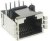 RJULE-42182-01, Modular Connectors / Ethernet Connectors 8 contacts;Ultra Low profile;RA TH; RJ45