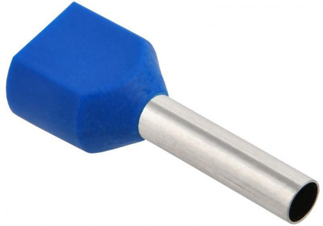 UTE10-D3-3-100, Наконечник НШВИ(2) 2,5-13 синий (100шт/упак) IEK