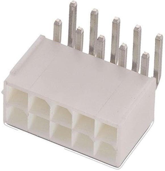 64900629522, WR-MPC4 Series Right Angle Through Hole PCB Header, 6 Contact(s), 4.2mm Pitch, 2 Row(s), Shrouded 64900629522, WR-MPC4 Series Right Angle Through Hole PCB Header, 6 Contact(s), 4.2mm Pitch, 2 Row(s), Shrouded