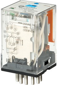 Releon Универсальное реле; 3 перекидных контакта 10А (= 24В DC) 11 штырьковый разъем RP613902405