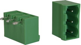 Разъём на печатную плату KLR2GRC-5.08-03P 3P/10A/320V/ RM5.08mm/Зелёный (НУ=50шт) Разъём на печатную плату KLR2GRC-5.08-03P 3P/10A/320V/ RM5.08mm/Зелёный (НУ=50шт)