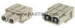 09140022702, Разъем для тяжелых условий, Han-Modular, Insert, 2 Контакта, Гнездо, Винтовое Гнездо 09140022702, Разъем для тяжелых условий, Han-Modular, Insert, 2 Контакта, Гнездо, Винтовое Гнездо