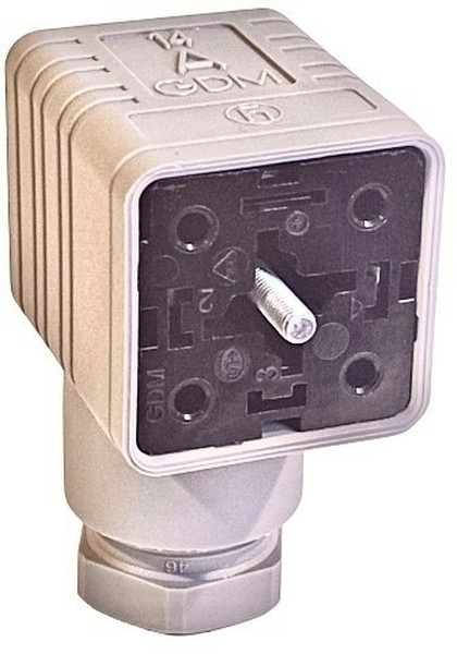 934393106 GDM 2016 grey, GDM 2P+E DIN 43650 A, Female Solenoid Valve Connector, No, 250 V Voltage 934393106 GDM 2016 grey, GDM 2P+E DIN 43650 A, Female Solenoid Valve Connector, No, 250 V Voltage