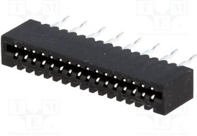 DS1020-04-16BVT1, Разъем: FFC (FPC), прямой, PIN: 16, NON-ZIF, THT, луженые, 20мОм