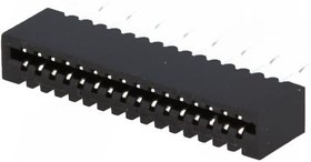 DS1020-04-16BVT1, Разъем: FFC (FPC), прямой, PIN: 16, NON-ZIF, THT, луженые, 20мОм