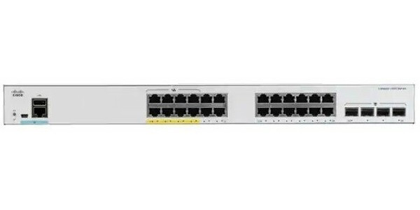 Catalyst 1000 24x 10/100/1000 Ethernet ports RJ-45, 4x 10G SFP+ uplinks, C1000-24T-4X-L