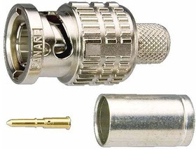 Canare BCP-B51F кабельный разъем BNC обжимной, 75Ом, предназначен для кабелей L-5CFW