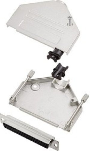 L17DTZK37+L77SDC37S, Разъем D Sub, With Backshell, DB37, Standard, Гнездо, DTZK, 37 контакт(-ов), DC, Solder Cup