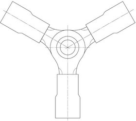 19204-0030, Terminals 3-WAY AVIKRIMP (C-5Y WAY AVIKRIMP (C-5YC) 19204-0030, Terminals 3-WAY AVIKRIMP (C-5Y WAY AVIKRIMP (C-5YC)
