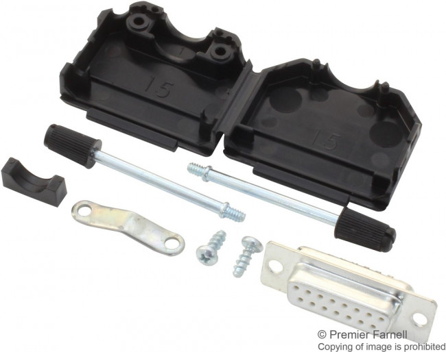 MC-DPPK15-P-SDR-K, Разъем D Sub, Standard, Штекер, DPPK, 15 контакт(-ов), DA, Solder Cup