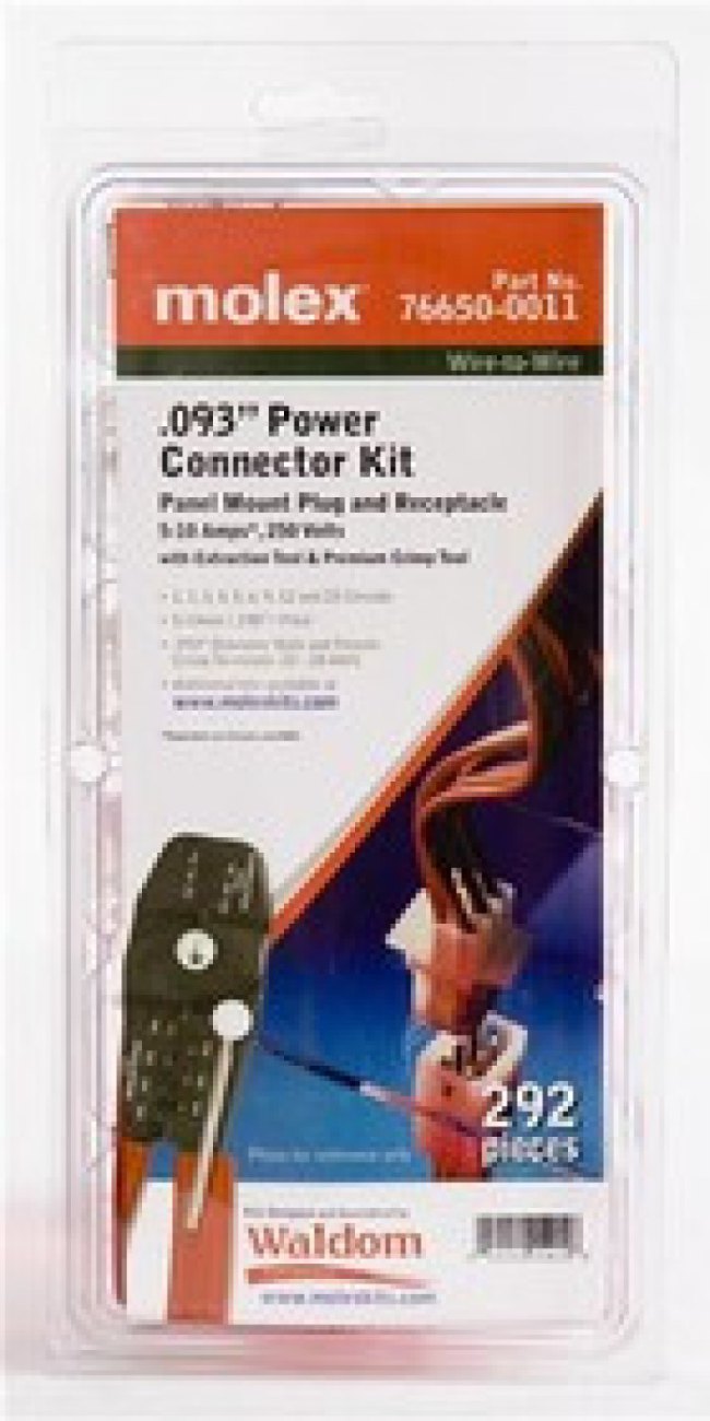 76650-0012, Pin & Socket Connectors .062" CONNECTOR KIT PREM CRIMPTOOL 288PC 76650-0012, Pin & Socket Connectors .062" CONNECTOR KIT PREM CRIMPTOOL 288PC