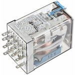 55.34.9.012.0040, Реле 4 переключ. 12VDC, 7A/250VAC 4PDT