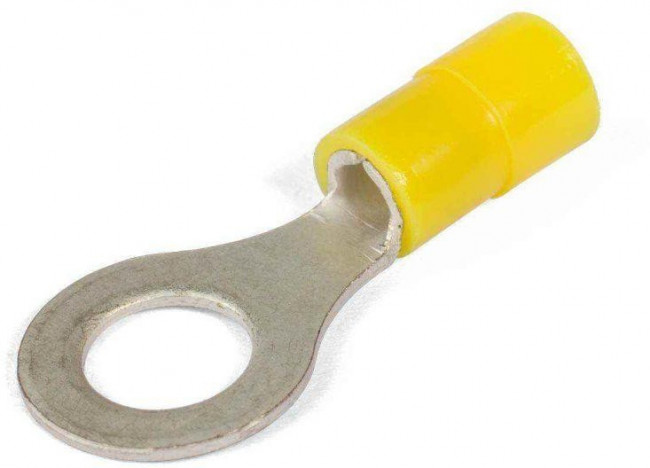 57913, Наконечник кабельный кольцевой изолированный НКИ(н) 6.0-6 серия ПРОФИ (КВТ) 57913, Наконечник кабельный кольцевой изолированный НКИ(н) 6.0-6 серия ПРОФИ (КВТ)