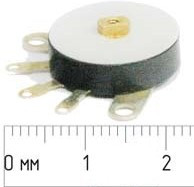 Резистор переменный поворотный 500к\B\16мм\\F-16N; №4533 РПвр 500к\B\16мм\\F-16N\