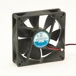 OD9225-12HSS, DC Fans DC Fan, 92x92x25mm, 12VDC, 52CFM, 0.25A, 35dBA, 2900RPM, Sealed Sleeve, Leads