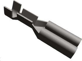 160366-2, FASTIN-FASTON .110 Uninsulated Female Spade Connector, Receptacle, 2.79 x 0.51mm Tab Size, 0.3mm² to 160366-2, FASTIN-FASTON .110 Uninsulated Female Spade Connector, Receptacle, 2.79 x 0.51mm Tab Size, 0.3mm² to