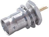 22_BNC-50-0-5/133_NE, RF Connectors / Coaxial Connectors BNC straight bulkhead receptacle jack(f)