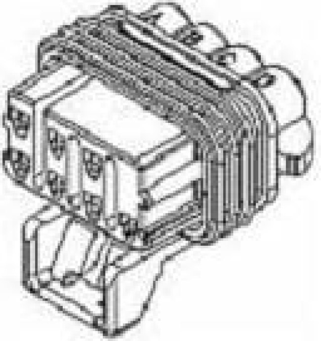 12047938, Automotive Connectors 8P F LT GRY CON ASSY 7 USABLE 150 SERIES