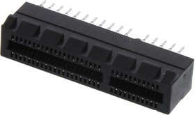 10039755-10111TLF, CARD EDGE CONN, DUAL SIDE, 64 POS, THT