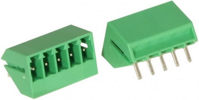 15EDGLC-3.5- 05P-14-00A(H), клеммный блок 5 контактов шаг 3.5мм