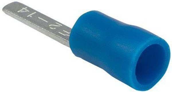 Наконечник штыревой плоский изолированный НШПИ 1.0-2.5 (уп.50шт) EKF nshpi-1.0-2.5