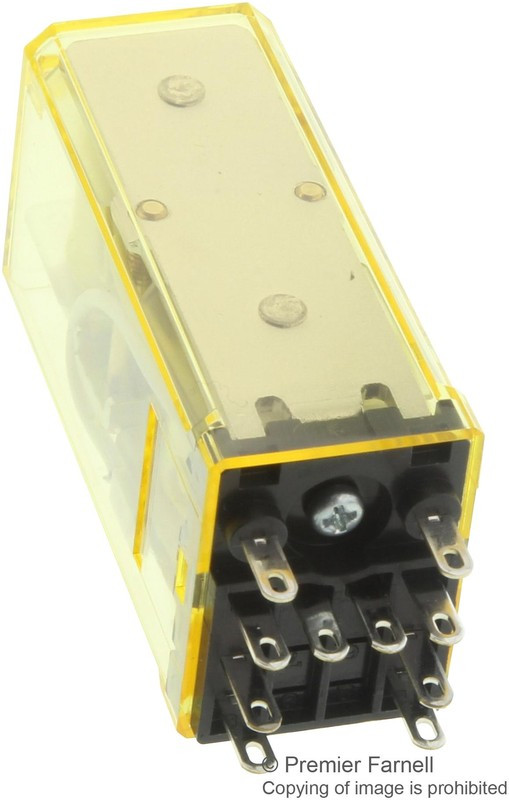 RY2KS-U-DC24V, RELAY, DPDT, 220VAC, 30VDC, 3A