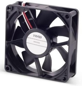 08025SS-24Q-AT-D0, DC Fans DC Tubeaxial Fan, 80x80x25mm, 24VDC, 54.7CFM, Rib Mount, Sleeve, 3 Wire, Tach