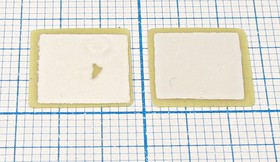 Ультразвуковой пьезоэлемент 13 x13 x0.15мм, квадратная пластина; пэу 13 x13 x0,15\пластина\ \\\\\ква