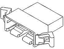 29110072, Conn Housing RCP 7 POS 2.5mm Crimp ST Cable Mount SPOX™ Bag