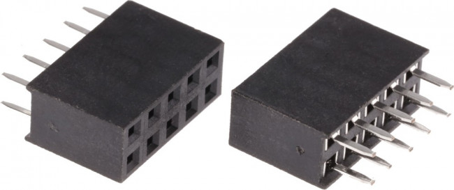 M20-7830546, PCB Receptacle, Board-to-Board, 2.54 мм, 2 ряд(-ов), 10 контакт(-ов), Монтаж в Сквозное Отверстие