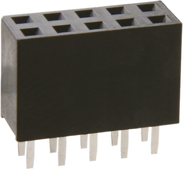 M20-7830546, PCB Receptacle, Board-to-Board, 2.54 мм, 2 ряд(-ов), 10 контакт(-ов), Монтаж в Сквозное Отверстие